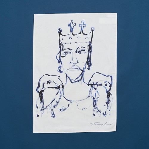 Tracey emin tea towel art - emin,