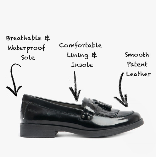 Geox agata girls patent - agata,