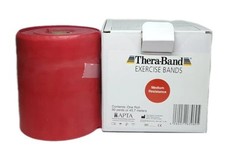 Thera Band 45m Medium Resistance Red Exercise Band