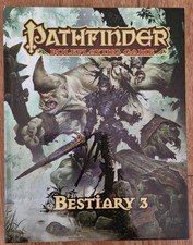 RPG Book Pathfinder Bestiary 3 1st edition Hardback D&D 3.5 OGL Compatible