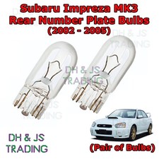 For Subaru Impreza Rear Number