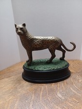 Brass Cheetah  Statue, Heavy