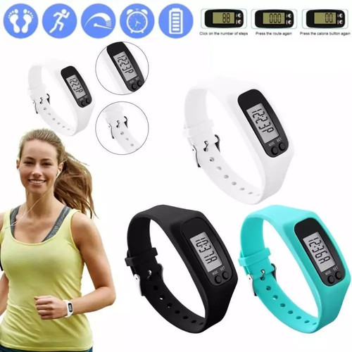 Led pedometer bracelet step - bracelet,