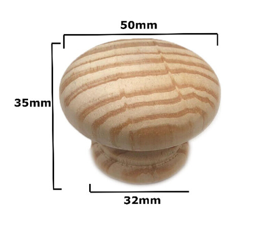 Wood door knobs - wood,