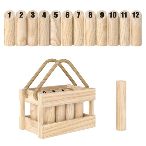Molkky game wooden - molkky, game,