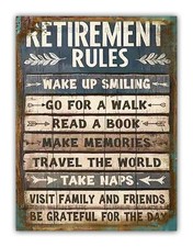 Funny " Retirement Rules "