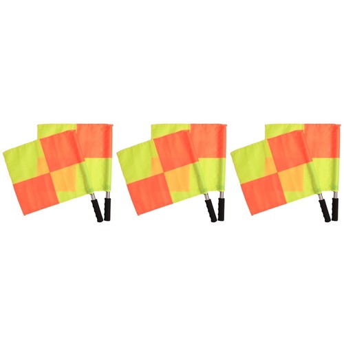 Soccer referee flags - set, 6pcs