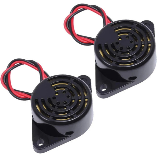 2pcs 12v piezo buzzer alarm - 2pcs,