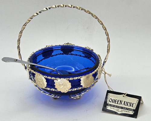 Cobalt blue and silver - cobalt,