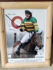 A.P. McCoy Jump Jockey framed