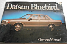 DATSUN BLUEBIRD 1980 OPERATORS