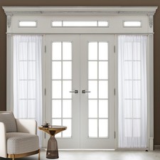 2 Panels French Door Sheer
