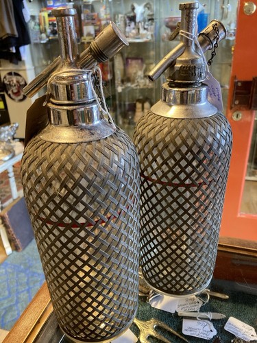 Pair sparklets vintage soda - sparklets,