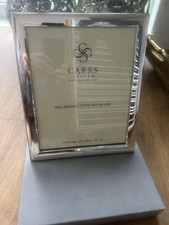 Brand New Carrs Solid Silver Hall Marked 10 X 8 inches Frame
