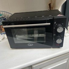 Quest 650W Compact Mini Oven Toaster bnib Tempered Glass Door 9 Litre Capacity
