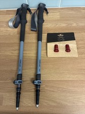 Quechua Forclaz 500 Telescopic Adjustable Hiking Poles Pair New With Pole Tips