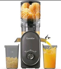 Fyenkfar Cold Press Slow Juicer | Silver/Grey | 300w | BPA Free | MP-802K