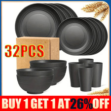 Wheat Straw Camping Tableware