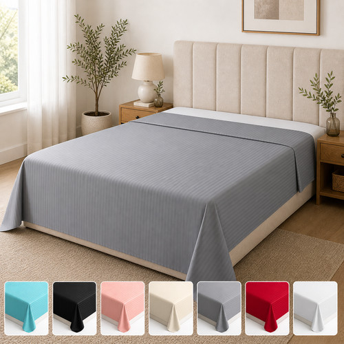 100 cotton 250tc satin - 100%, stripe