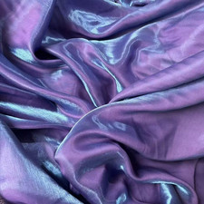 1 Yard Purple Blue Iridescent