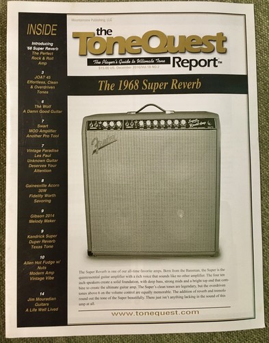 The tonequest report dec - the,