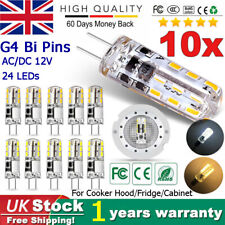10 Pack G4 LED Light Bulbs Cool, Warm White Replacement for Halogen Capsule Lamp