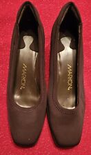 MARKON " Upsilon" Wedge Court Shoes. Brown Size 7.5