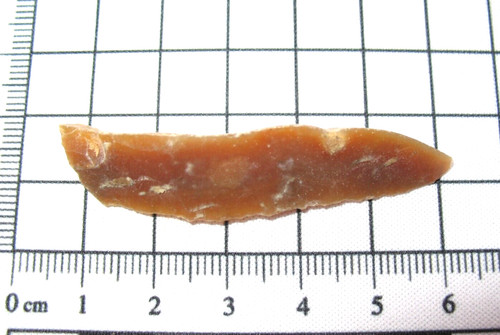 Palaeolithic monofacial flint