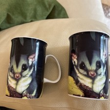 Ashdene Fine Bone China sugar gliders  Cup  - Art by Natalie Jane Parker