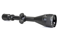 WULF Fireball 4-12x50 AO Half Mil Dot 0.1 MRAD Click Rifle Scope + 9-11mm Mounts