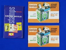 3x Green Shield Stamps books
