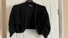 Ladies black sparkly shrug
