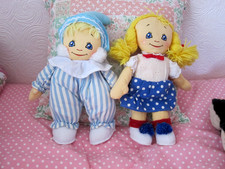 VINTAGE ORIGINAL BBC ANDY PANDY & LOOBY LOU PLUSH SOFT TOYS V.G.C. RARE