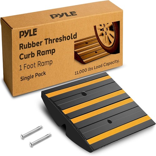 Pyle rubber curb ramp - pyle, for