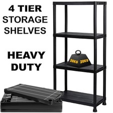 Heavy Duty 4 Tier Plastic