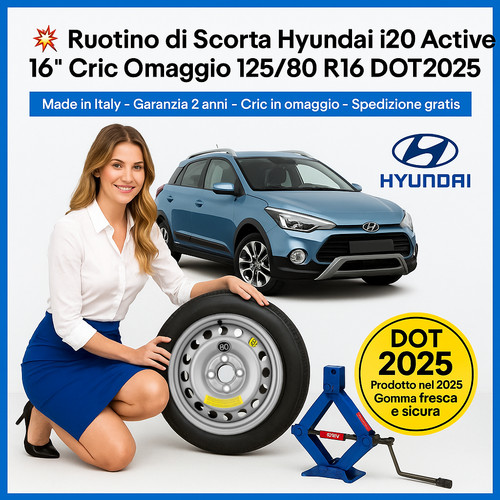 Hyundai i20 active spare - hyundai, wheel