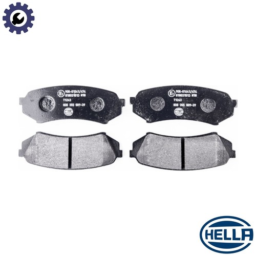 Brake pad set disc - set, 8db
