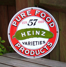 Enamel Sign HEINZ Pure Food