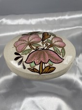 Palissy Ware Royal Worcester Trinket Dish Pot Kitch