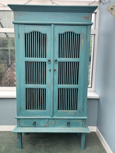 Large turquoise distressed - large,