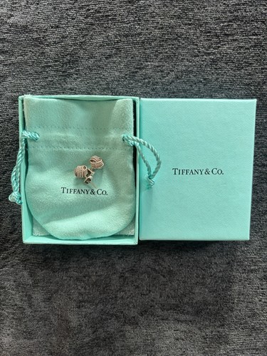 Tiffany silver knot stud - co.,