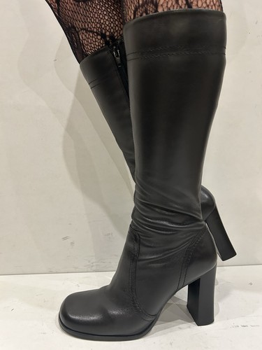 Vintage shellys black leather - black,