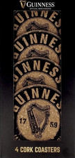 Guinness Cork Coasters Set (4