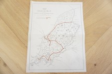 Isle Of Man Railway Original Map 