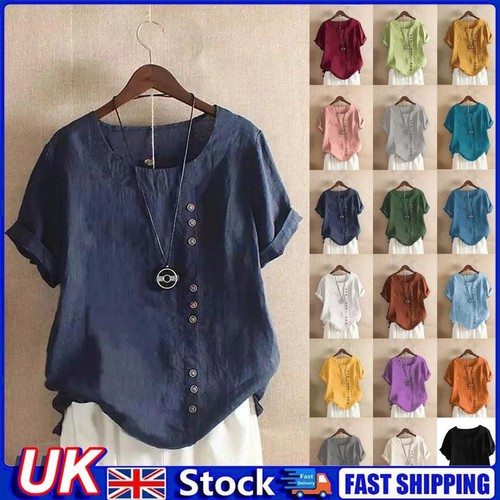 Summer ladies cotton linen - ladies,