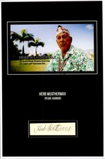 Original autograph Herb