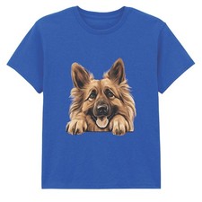 Smiling German Shepherd Dog