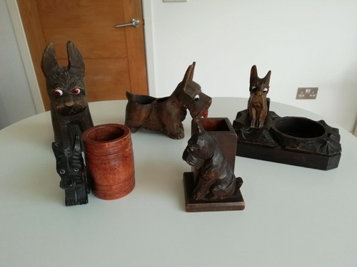 Art deco scottie dog - art,