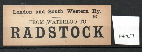 London south western - &, railway