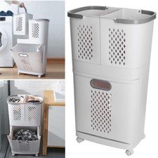 Large Rolling Laundry Basket